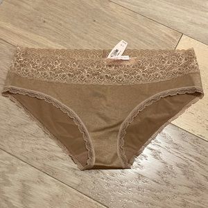 Victoria secret Tan panties- Size L NWT